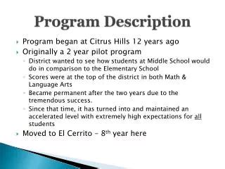 Image result for How to Write a Program Description