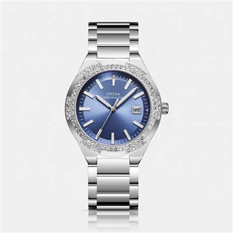 VIRTUE Blue Silver Women Watch – ORSGA