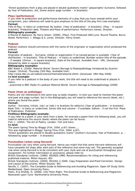 Image result for Harvard Referencing Examples