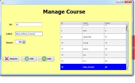 Image result for Student Management System in Java Source Code