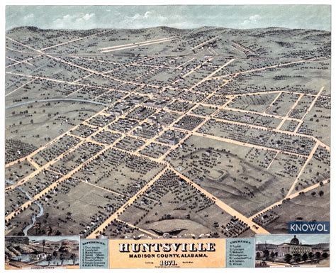 Map Of Downtown Huntsville Alabama