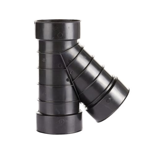 ADS 4-in x 4-in 45-Degree Corrugated Wye Fittings 0422AA at Lowes.com