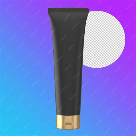 Premium PSD | Skincare tube lotion flip top cap mockup packaging in ...