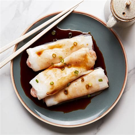 Shrimp Cheung Fun (Rice Rolls) Recipe | Epicurious
