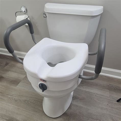 Carex E-Z Lock Toilet Seat and Safety Frame Combo India | Ubuy