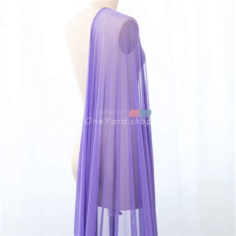 Wisteria 4-way High-elastic Power Mesh Tulle Fabric - OneYard