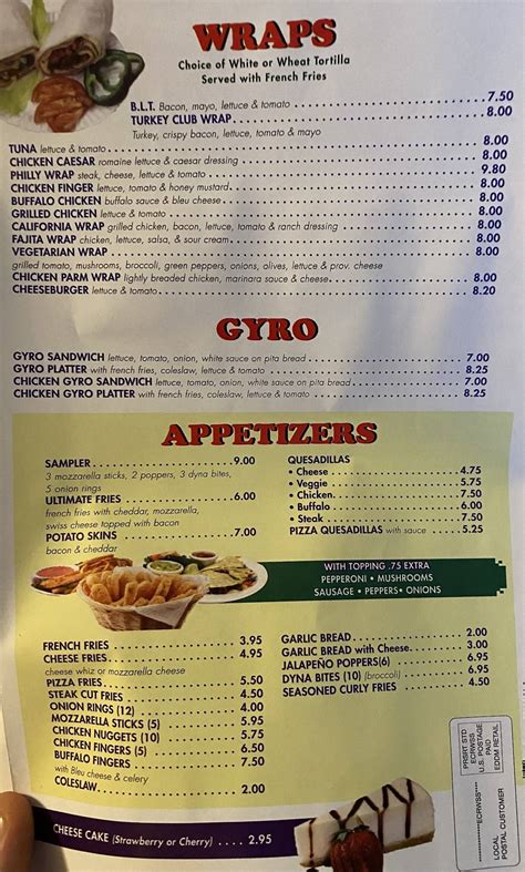 Menu at Old English Pizza pizzeria, Philadelphia, Orthodox St