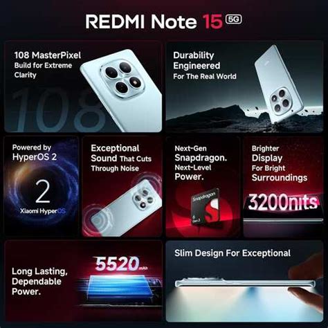 Redmi Note 15 5G - Price in India (January 2026), Full Specs ...