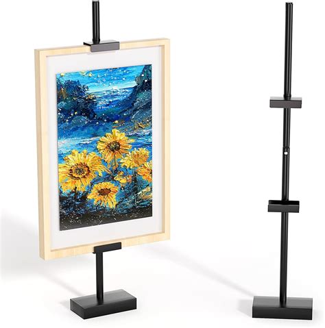 Cathyeen Adjustable Tabletop Picture Frame Stand - Up to 29" Height ...