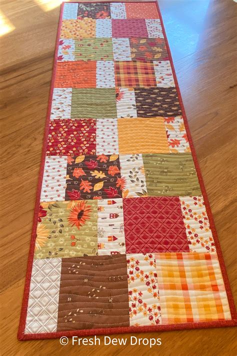 Easy Table Runner Quilt Pattern 的图像结果