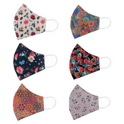 STAR WORK Face Mask Reusable Adjustable Washable Cotton Masks for Adult ...