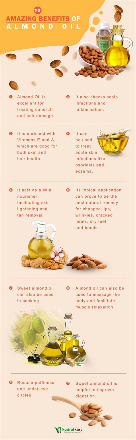 10 amazing benefits of almond oil – Artofit