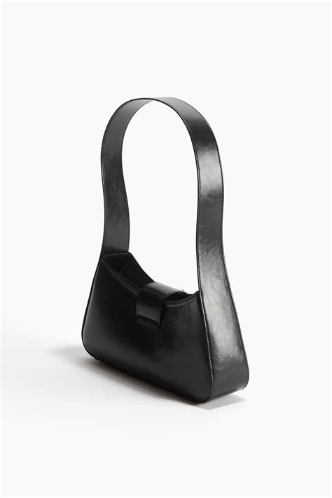 Buckle-detail shoulder bag - Black - Ladies | H&M IN