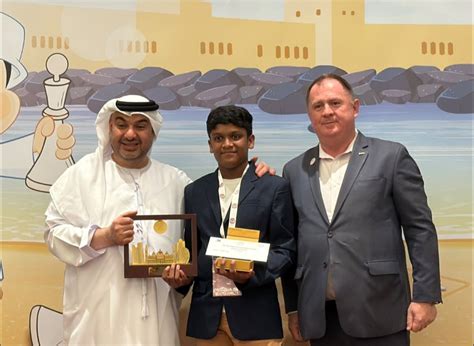 Mithilesh Ranjithkumar clinches 31st Abu Dhabi Chess Festival Under-16 ...