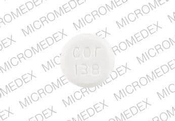 Pill Finder: cor 138 White Round - Medicine.com