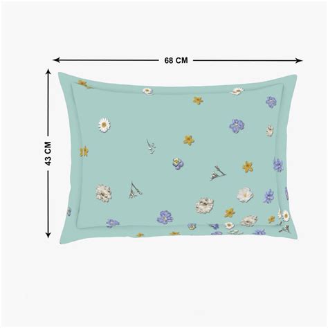 Buy SPACES Essentials Cotton 138TC Floral Print 3Pcs Queen Bedsheet Set ...