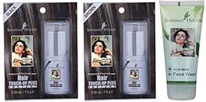 Shahnaz Husain Hair Touch-Up Plus (Brown - 7.50 GM and Black - 7.50 GM ...
