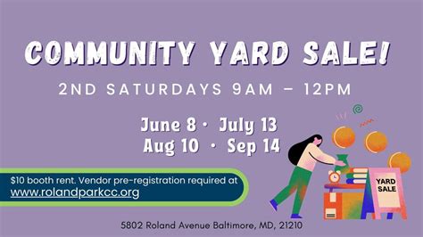 Community Yard Sale at Roland Park Community Center, Roland Park ...