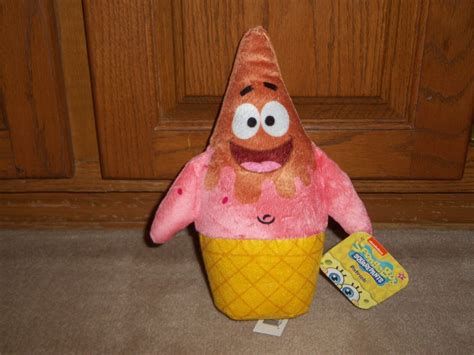 NEW, SpongeBob Patrick Star Ice Cream Cone Plush 8.5 Plush | #4722777148