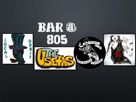LIVE @ BAR 805 Local Orbit // Jonny & The Black Frames // The Usetas ...