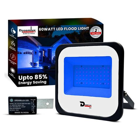Dreamlux 60W Dusk to Dawn LED Waterproof Flood Light with Auto On/Off