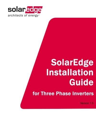 Image result for SolarEdge Installation Guide
