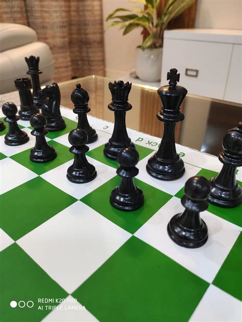 Buy Paramount Dealz 20"x 20" Professional Vinyl Chess Board Set (Fide ...