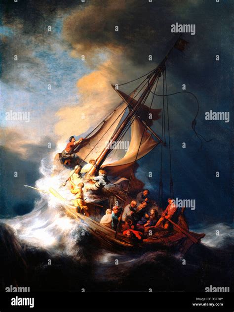 Rembrandt storm on the sea of galilee hi-res stock photography and ...
