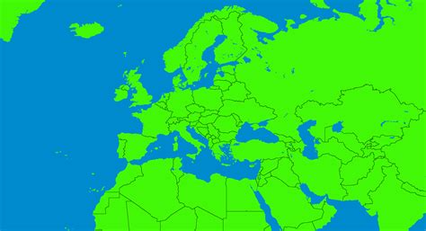 Image - Map of Europe (No Names)..png | TheFutureOfEuropes Wiki | FANDOM powered by Wikia