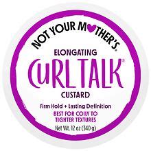 Not Your Mother's Curl Talk Defining Curl Custard Citrus Jasmine ...