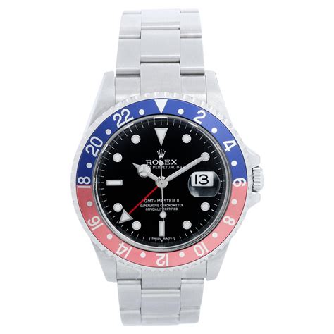 Rolex GMT Master II Error Dial Steel Men's Watch 16710 For Sale at ...