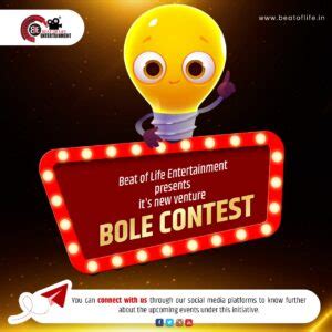 BOLE Contest - organised by Beat Of Life Entertainment