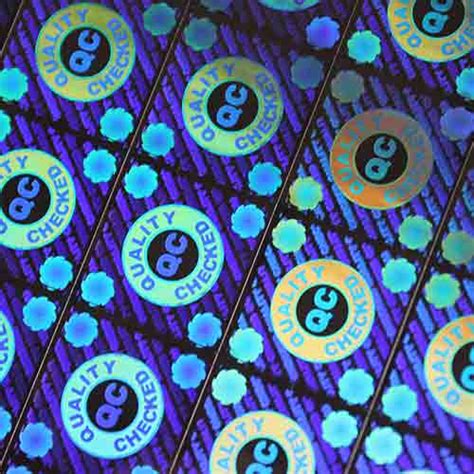 Custom Hologram Labels - Mirror Effect Holograms and Holographic Foil