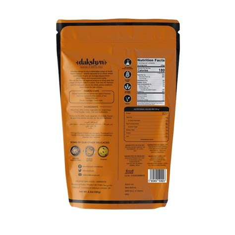 Dakshyn Ribbon Chips 180g| Classic South Indian Filter Coffee Snack ...