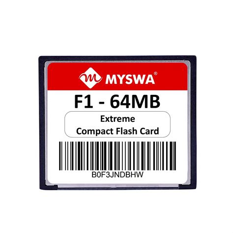 MYSWA F1-CF64MB F1 Extreme Compact Flash 64 MB MLC CF Type 1 Memory ...