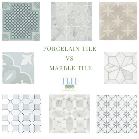 Porcelain Tile Vs Marble: Pros, Cons, and Design Ideas | Hope And Hedges
