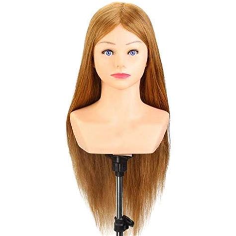 IAS Real Human Hair Shoulder Dummy For Hair Practice all purpose With ...