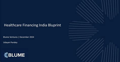 Healthcare Financing India Bluprint - Blume