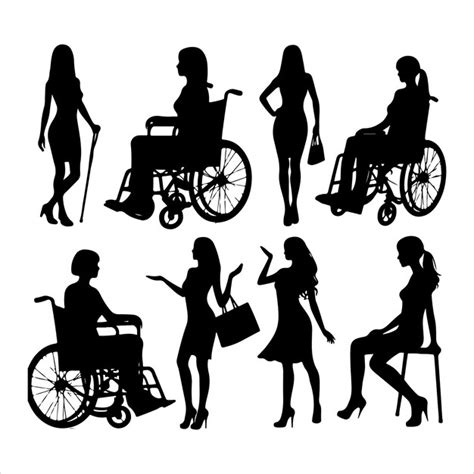 車椅子 シルエット 画像 - Freepikで無料ダウンロード