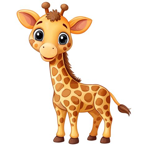 Cute Cartoon Giraffe Clipart Illustration, Cartoon Baby Giraffe, Cute ...