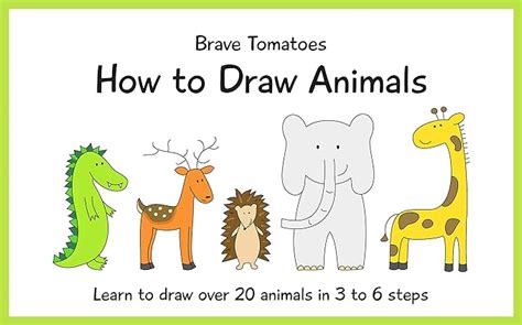 How to Draw Animals (Step by step drawing books for kids Book 1) eBook ...