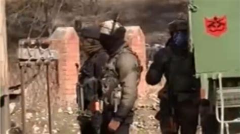 J&K encounter: Security forces blow up house in which terrorists hiding ...