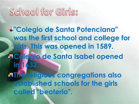 Education in Spanish Era | PPT