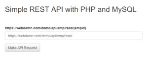 Rest API for MySQL Datbase 的图像结果