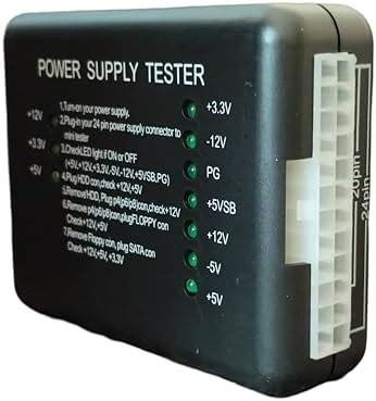 PARUHT Power Supply Tester PC Motherboard PSU, ATX, SMPS with LED ...