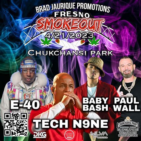 Fresno Smokeout - Tech N9ne with E-40, Baby Bash, & Paul Wall ...