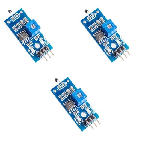 3 Pin NTC Thermistor Temperature Sensor Module (3 pcs) | Robodo