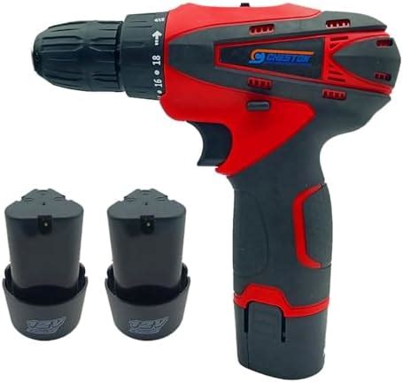 Cheston 12V 10mm Cordless Drill Machine with 2 Batteries| Variable ...