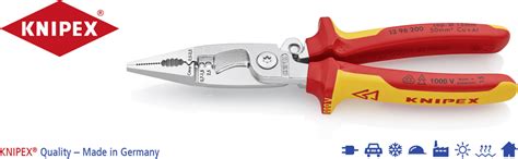 KNIPEX 13 96 200 pliers for electrical installations, 7 in 1 functions ...