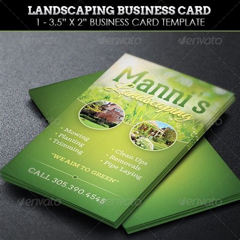 Landscaping Business Card Templates 的图像结果